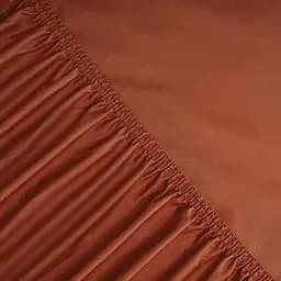 Простирадло на резинці з наволочкою Penelope - Laura brick red цегляний 100x200+50x70 - мініатюра 3