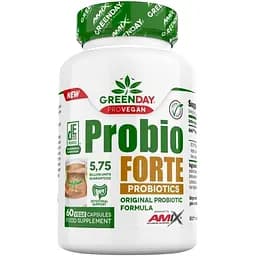 Пробіотики і пребіотики AMIX GreenDay ProVegan Probio Forte, 60 вегакапсул