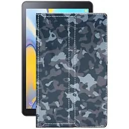 Чехол StatusCASE из экокожи для планшета Samsung Galaxy Tab A 10.5 (T595) Хаки-синий