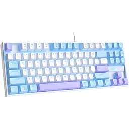 Клавиатура MageGee MK-Star Red Switch Blue/White (6971969721371-UA)