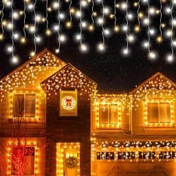 Вулична гірлянда бахрома 22.5 м 500 LED - мініатюра 6