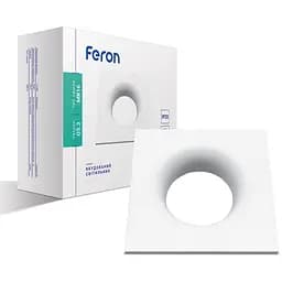 Світильник точковий Feron DL8330 MR16 G5.3 квадрат білий (01815)