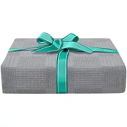 Дитячий плед Cosas Cube Grey сірий (Pled130_Waffle_SquaresGrey) - мініатюра 2