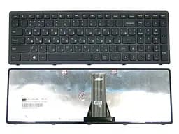 Клавіатура для LENOVO IdeaPad G500s, G505s, S500, S510p, Z510, Flex 15, 15D (RU Black з рамкою). Оригінал.
