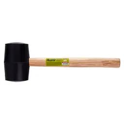 Киянка гумова Alloid ручка з деревини чорна 900 г (RM-16900W)