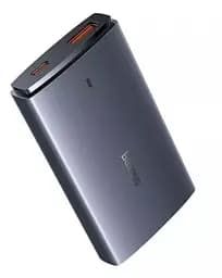 Мережевий зарядний пристрій Baseus GaN5 Pro Ultra-Slim 65 W (2 порти C+U) з кабелем 100 W (CCGP150113) сіре - мініатюра 2