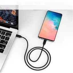 Кабель Choetech USB Type-C - USB Type-C (M/M), 1 м, Black (CC0002) - мініатюра 2
