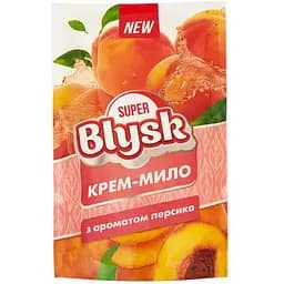 Рідке крем-мило Super Blysk Персик дой-пак 460 мл (SB52001)