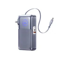 Павербанк-адаптер Remax CP-5 з вилками EU/UK та кабелем / 10000 мАг / 35 Вт / USB-C + USB-A / PD+QC / Чорний - мініатюра 2