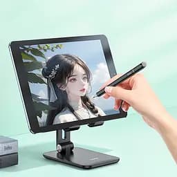 Стилус Hoco GM111 Cool Dynamic series 3in1 Passive Universal Capacitive Pen Black - мініатюра 4