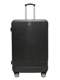 Валіза велика L ABS-пластик Worldline Airtex 652 78×52×34см 128л Сірий