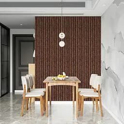 Рейка декоративна Wall Sticker PS 2900х120х12 мм Темно-коричневий із золотими вкрапленнями SW-00001737 - мініатюра 7