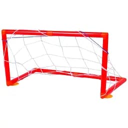 Набор для мини-футбола MR 1396: ворота 2 шт, аэромяч 18 см со светом