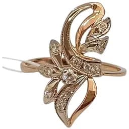 Золотое кольцо Гаразд с бриллиантами. 302403 19