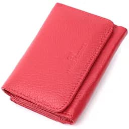 Жіноче портмоне з монетницею із натуральної шкіри ST Leather 22727 червоне