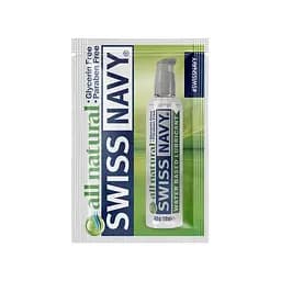 Пробник лубриканта для чувствительной кожи Swiss Navy All Natural 5 мл Swiss Navy SO5733 95247