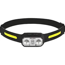 Налобний ліхтар Coba CB-802 з датчиком руху, білим та червоним світлом XPE + COB Type-C IPX4