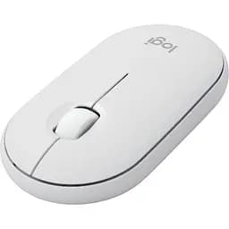 Бездротова миша Logitech Pebble Mouse 2 M350s White Bluetooth (910-007013) - мініатюра 3