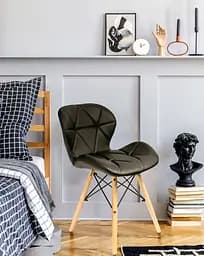 Крісло Jumi Scandinavian Design еко-шкіра чорний - мініатюра 4