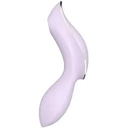 Вакуумный стимулятор с вибрацией Satisfyer Curvy Trinity 2 Фиолетовый