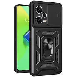 Чехол Ummi Camshield Serge Ring для Xiaomi Redmi Note 12 Pro+ 5G Черный / Black