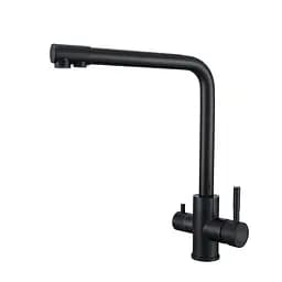 Смеситель для кухни с подключением к фильтру черный "Frosh" Nett FB-33 Черный