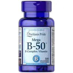 Вітаміни Puritans Pride Vitamin B50 Complex 100 капсули