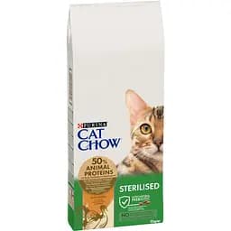 Сухий корм для стерилізованих котів Cat Chow Sterilised з індичкою 15 кг - мініатюра 3