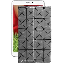 Чехол StatusCASE из экокожи для планшета LG G Pad 8.3 v500 Серый ромб