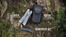 Мультитул Ganzo Multi Tool (G105) G3130, Сріблястий - мініатюра 29