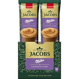 Кавовий напій Jacobs Milka Cappuccino 18 г х 10 шт.