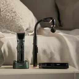 Подарунковий бокс: універсальний триммер з насадками + перкусійний масажер з акумулятором + професійна машинка для стрижки VGR V-6 CP2026-16