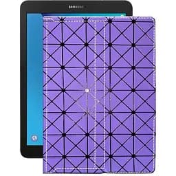 Чехол StatusCASE из экокожи для планшета Samsung Galaxy Tab S3 (T827) Фиолетовый ромб