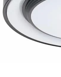 Люстра із пультом світлодіодна, стельовий світильник Goldlux 326706 Zygmunt 50 Led 1x72W 3000K-6000K 8000Lm IP44 Bk - мініатюра 3