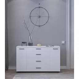 Комод Еверест Бриз К-6 телескопи 130х38х72.5 см Німфея Альба (DTM-2478)