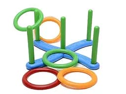 Набір дитячий "Кільцеброс ГІГО №2" 1108 BAMSIC, в сітці (4820123764766) Синій