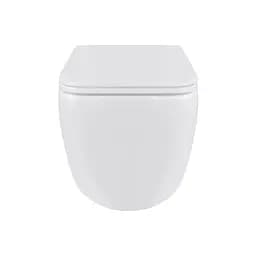 Унітаз підвісний Qtap Gemini безободковий з сидінням Soft-close QT2533076EUQW, Білий - мініатюра 5