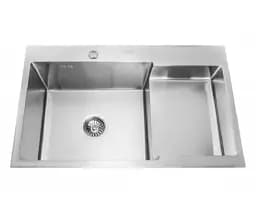 Мийка кухонна Kraft Handmade HS7849 BL ліва + кошик 780х490х230х3 мм 30412