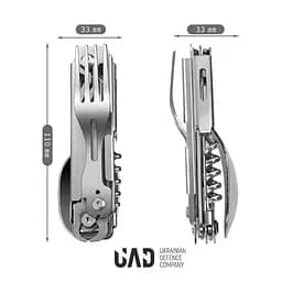 Мультитул UAD CampFeast туристичний 5 в 1 (UAD-03) - мініатюра 4