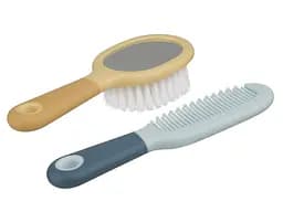 Набір для догляду за волоссям Bebe Confort Brush and Comb Sweet Artic: гребінець + щітка з дзеркальцем (3106209700) - мініатюра 2