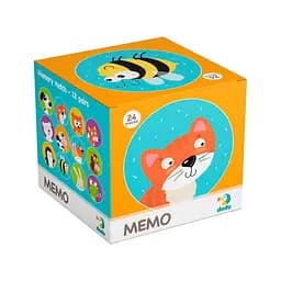 Настільна гра-мемо "Тварини" DoDo Toys 300145, 24 фішки із зображенням