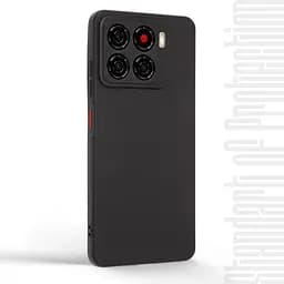 Чехол-накладка для смартфона ZTE Blade A56 4G, противоударный, силиконовый, термополиуретановый (ТПУ), с защитой камеры и корпуса, черный, защита всего корпуса, ArmorStandart (ARM87537) - мініатюра 2