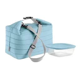 Набор Guzzini: термосумка и контейнер, размер L, голубой (32903134)