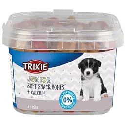 Вітамізовані ласощі для цуценят Trixie Junior Soft Snack Bones з кальцієм, 140 г (курка і ягня)