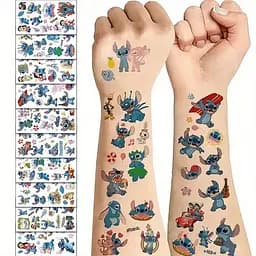 Дитячі тимчасові тату Fresh Tattoo Ліло та Стіч lilo-stich-tattoo-10, 12х7 см - мініатюра 2