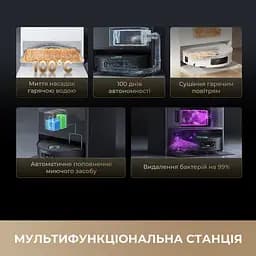 Робот-пилосос миючий Dreame Aqua 10 Ultra Track Complete White - мініатюра 13