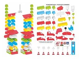 Конструктор Техно 3, ТехноК (0519), 130 дет. - мініатюра 2