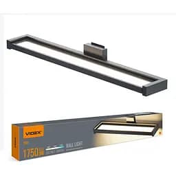 Світильник LED Videx WL02 настінний з сенсором 18W 2800K-4000K-6000K Black (VL-WL02-18CSB)