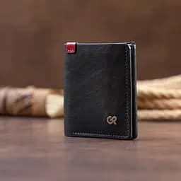 Шкіряне портмоне Grande Pelle 9х10х1 см acs0016121 - мініатюра 6