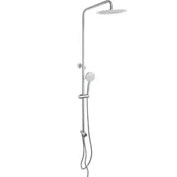 Душова стійка універсальна Lidz Aria 1120 на два споживача LDARI1120NKS46112 Nickel, Нержавіюча сталь